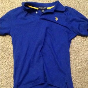 Blue polo kids